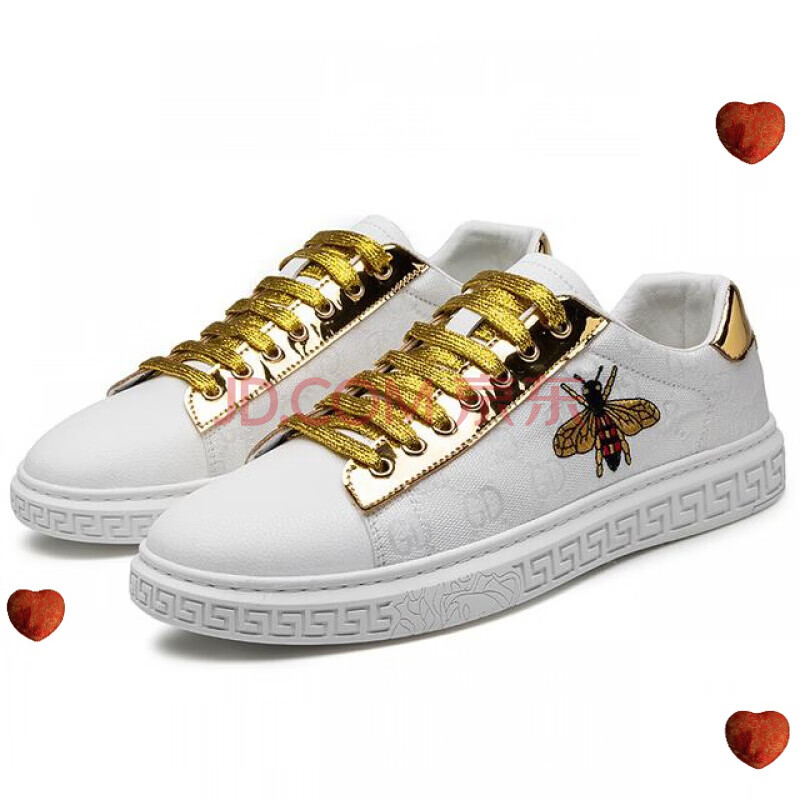 玛思琳香港masilin潮牌品质玛思琳玛男鞋 夏季透气轻便小白鞋 a99金色