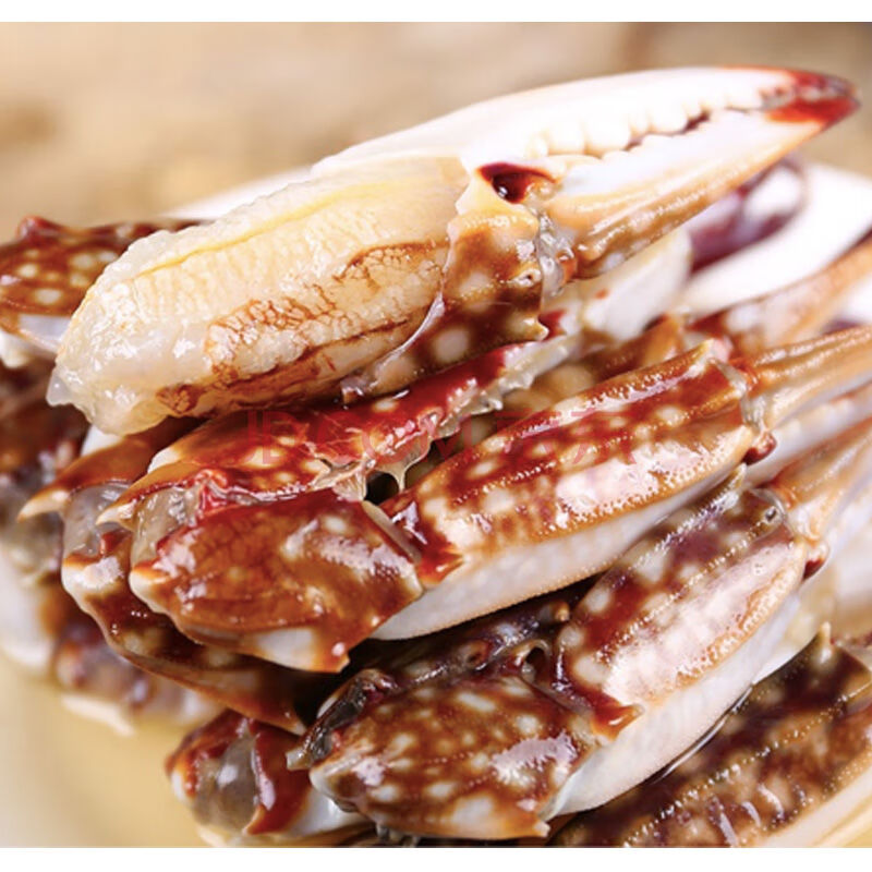 海鲜鲜活冷冻蟹钳梭子蟹腿大螃蟹脚新鲜蟹钳子蟹钳顺丰 三斤装