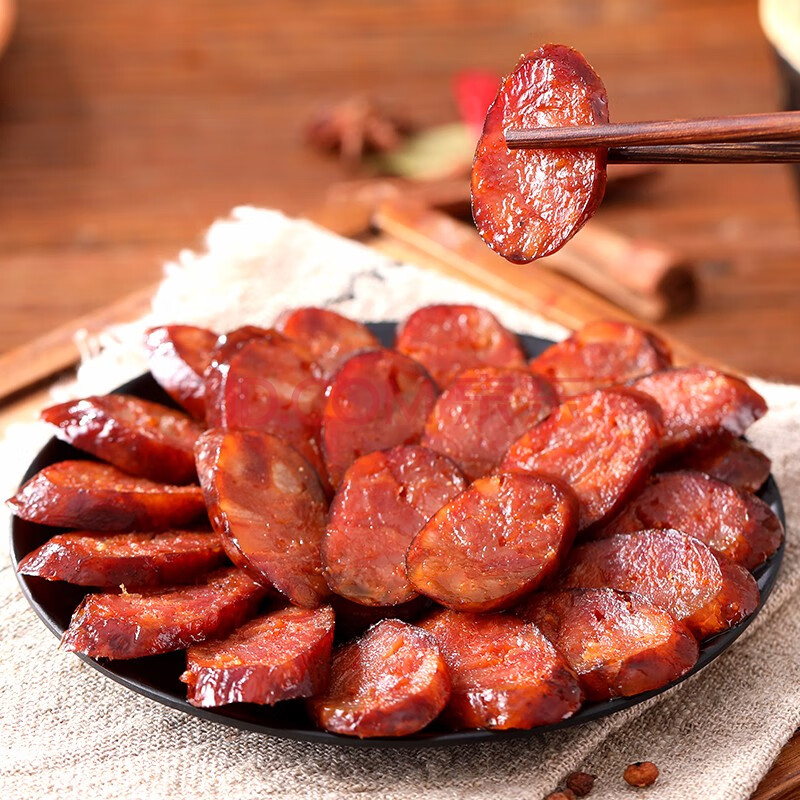 悦蜀香四川腊肠烟熏麻辣香肠腊肉 招牌香肠400g