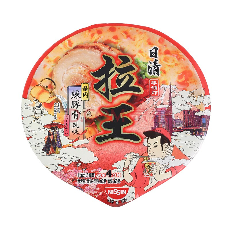 【日清方便面】日清 方便面 拉王 福冈辣豚骨风味92