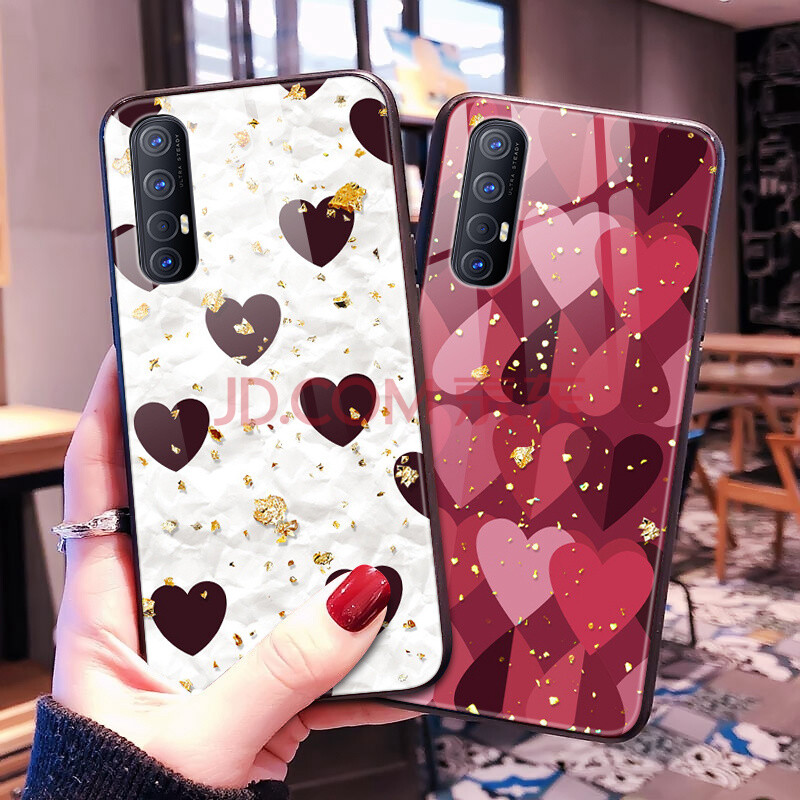 oppo reno3 pro 5g手機殼bling女reno3玻璃殼a92s網紅ace2保護套 find