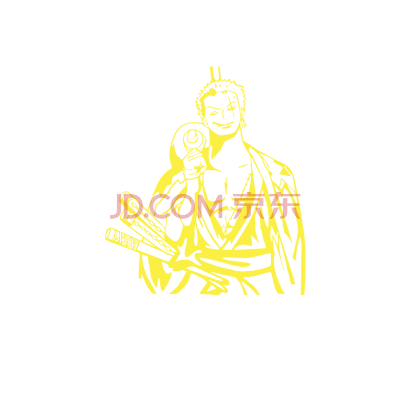 罗罗诺亚·索隆动漫人物夜光海报贴画海贼王草帽团员剑豪彩色墙贴男生