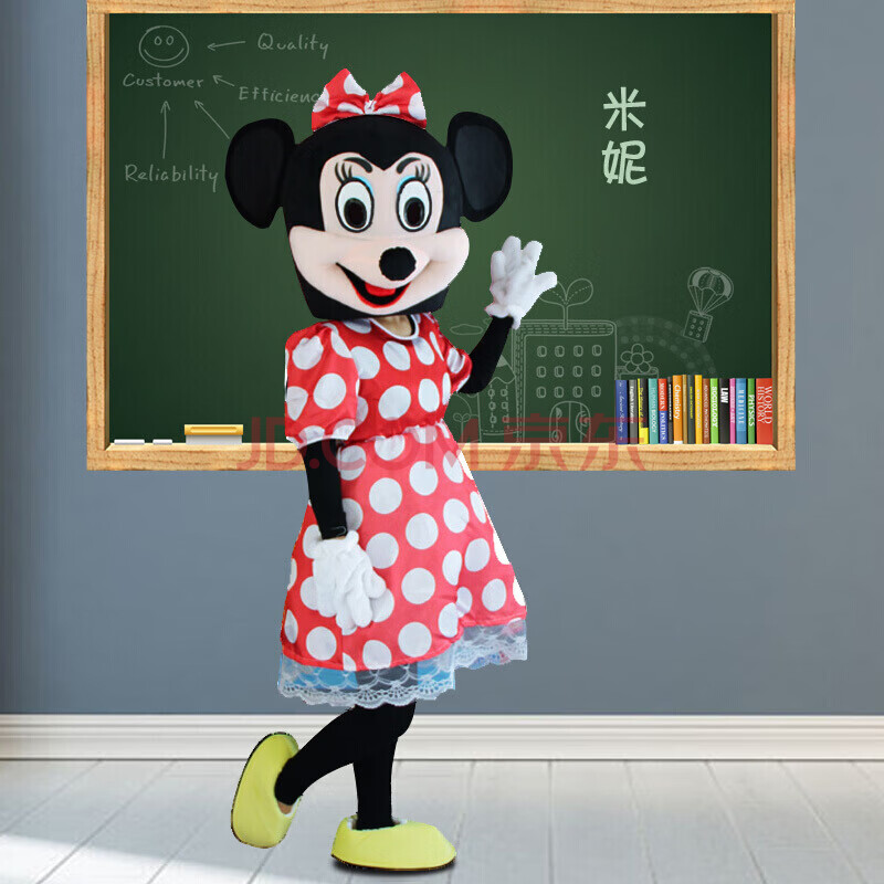 米老鼠卡通人偶服装米妮行走人玩偶道具衣服动漫演出公仔头套喜嘉华