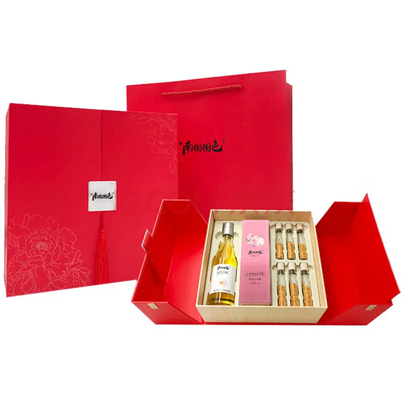 南园国色 红色礼盒牡丹籽油250ml