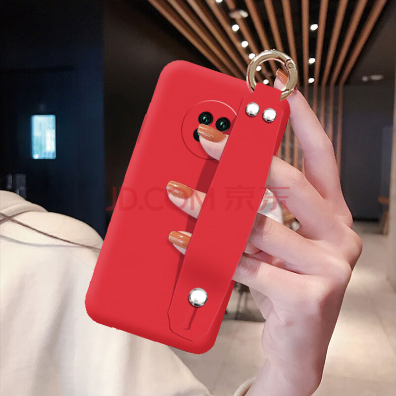 饰卓红米note9手机壳小米redmi note9pro保护套note9防摔not腕带软壳