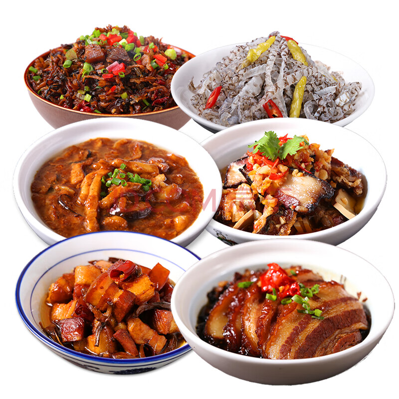 聪厨梅菜扣肉红烧肉湘西外婆菜速食熟食猪肉五花肉懒人菜方便菜组合