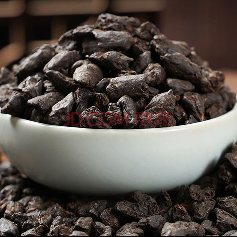 碎银子 茶 茶化石 糯香熟茶 特产碎银子茶 罐装茶叶批发 茶化石100g
