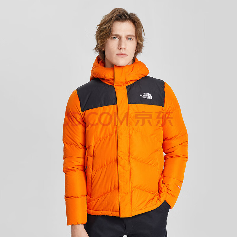 thenorthface北面羽绒服男户外保暖防泼水上新4nen r16/橙色 xl