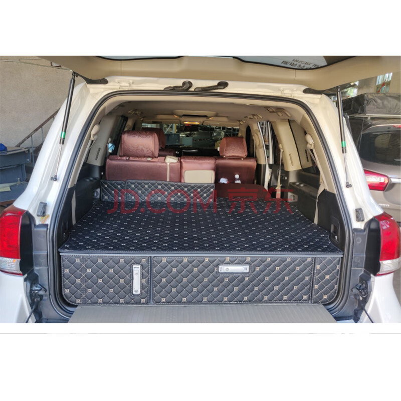 物箱陆巡车载收纳箱魔盒尾箱改装车载床抽屉整理箱车用尾箱储物柜带锁