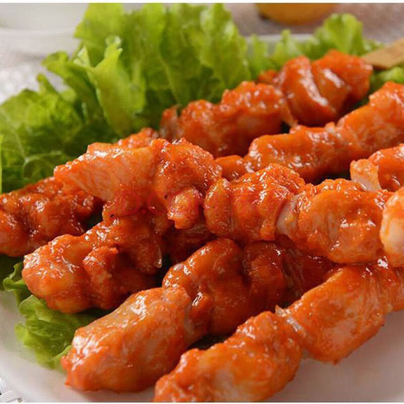 冷冻半成品25串/份骨肉相连900g凝香骨连烧烤串商用油炸冷冻发货 1包