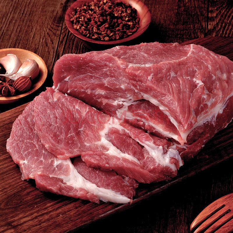 猪肉25kg新鲜冷冻后腿肉五花肉肥瘦土猪生鲜5斤去皮后腿肉带骨头