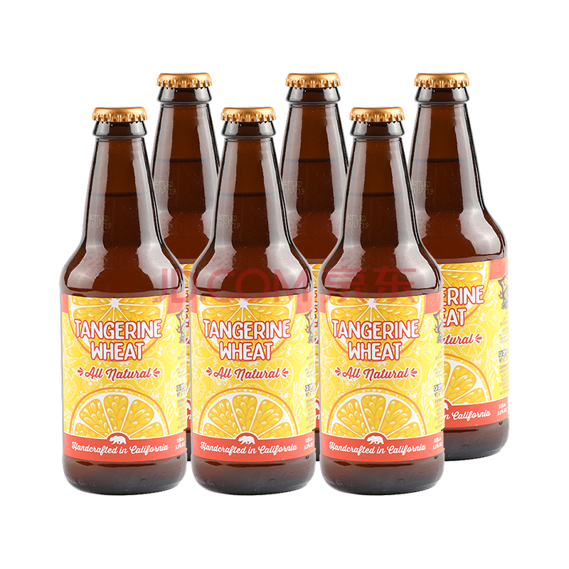 美国进口迷失海岸啤酒精酿啤酒进阶级啤酒 迷失海岸橘子啤酒6瓶