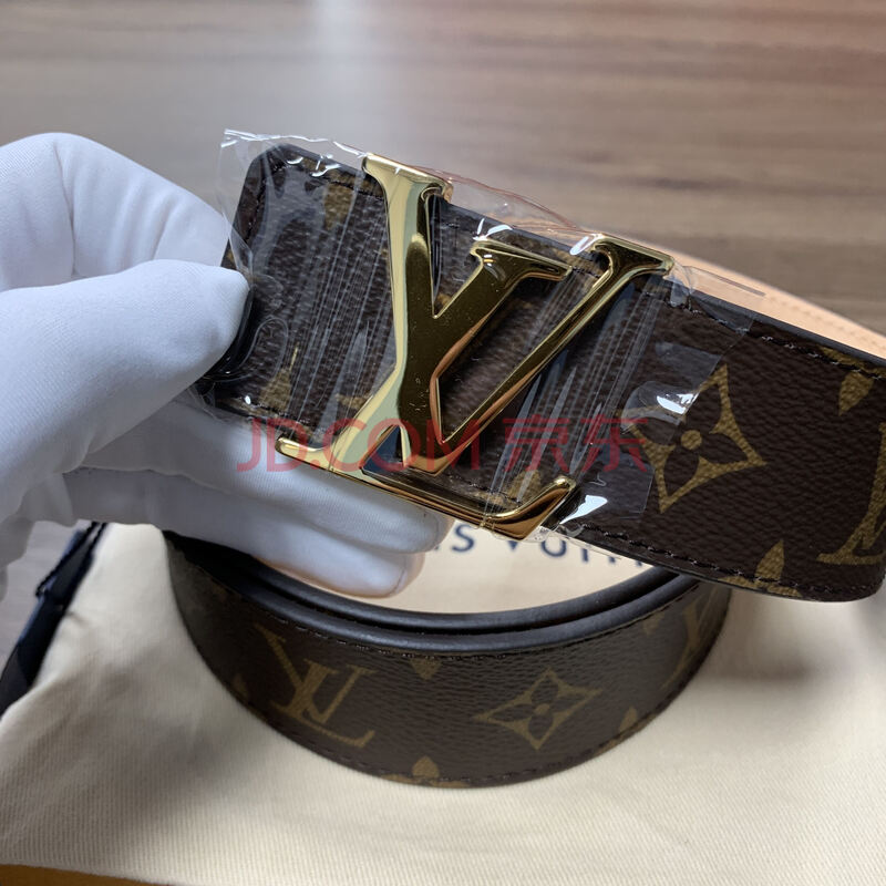 标的3:lv皮带m9608内码ac0290老花 95cm*38cm (1条)-海关/政府-京东