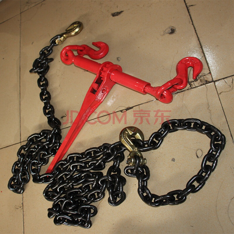 g80级棘轮拉紧器大板车货车捆绑链条大件运输捆车铁链收紧捆绑器 特殊