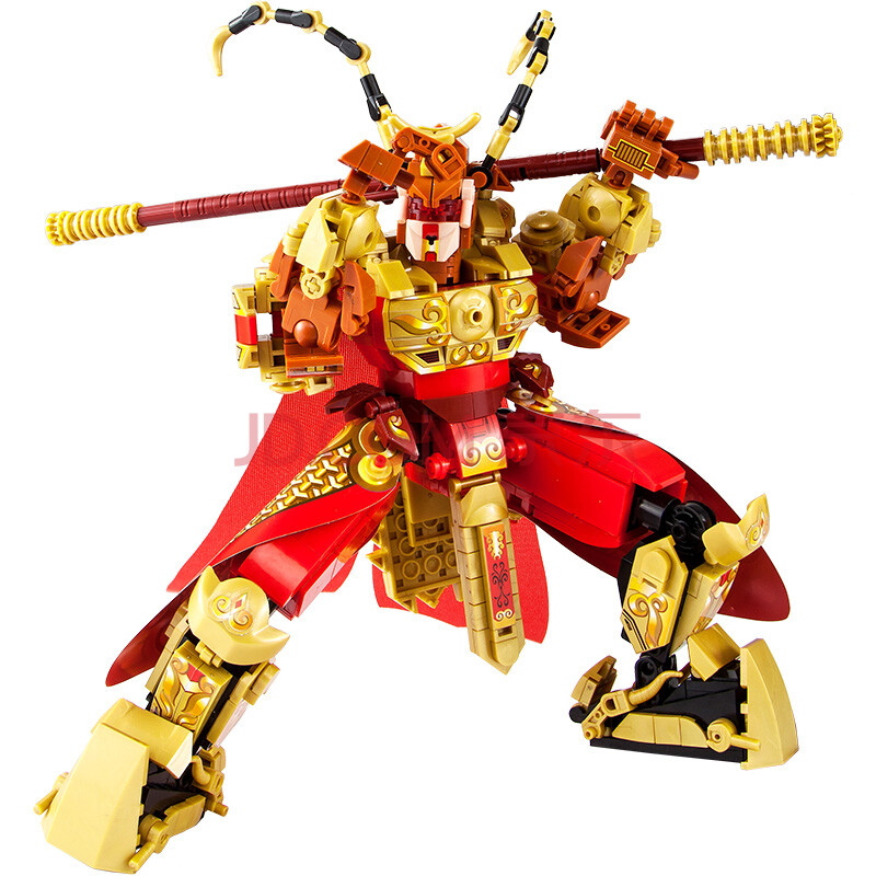 积制西游积木拼插套装齐天大圣孙悟空儿童玩具兼容乐高生日礼物 齐天