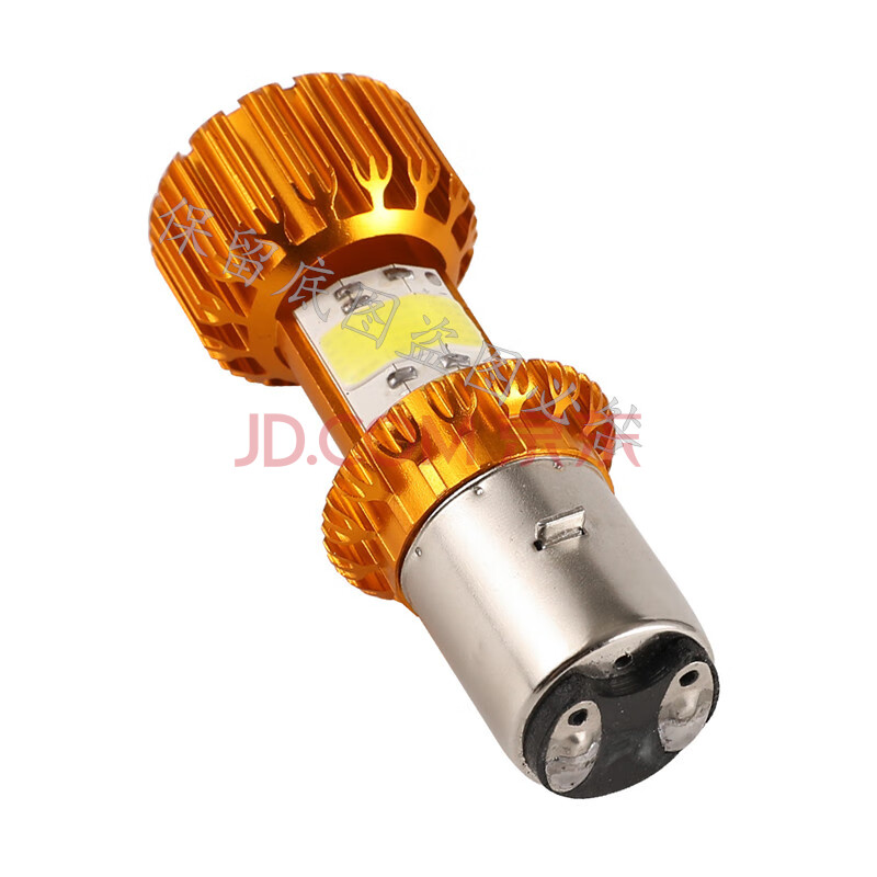 摩托车电动车超亮前大灯踏板车大灯泡三轮车双爪三爪电瓶车 六面远近