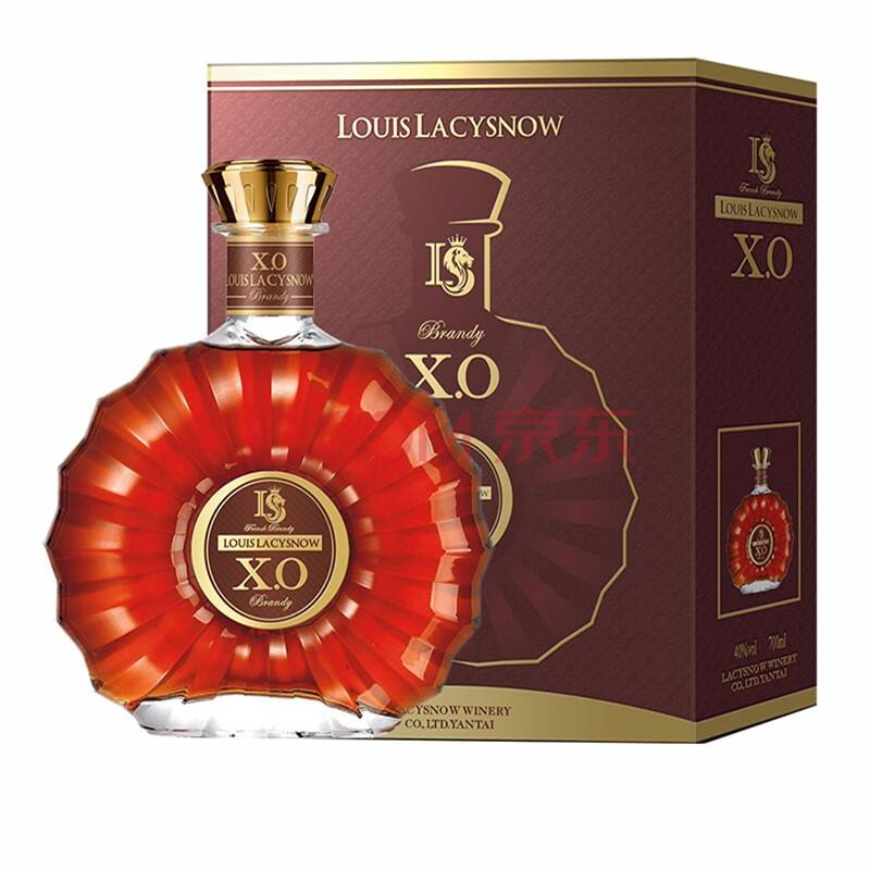 法国原酒进口路易拉奇诺洋酒40度xo白兰地700ml聚会宴