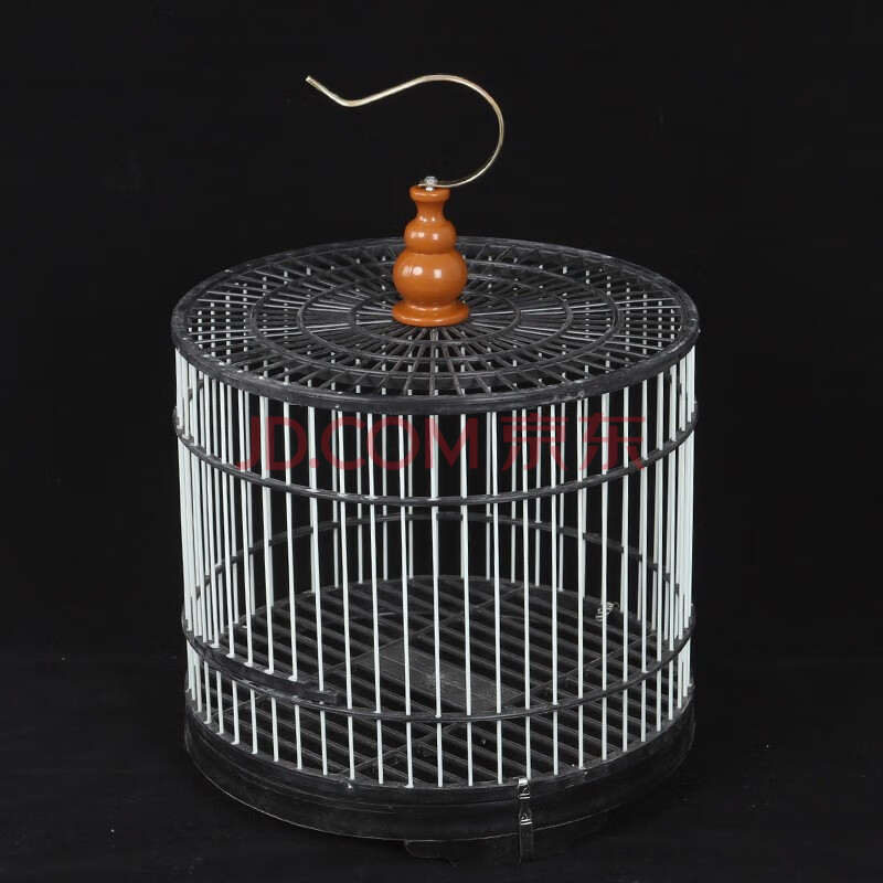 精品56条塑钢鸟笼子麻料活底红贝子颠颏绣眼塑料圆笼绣眼鸟笼配件