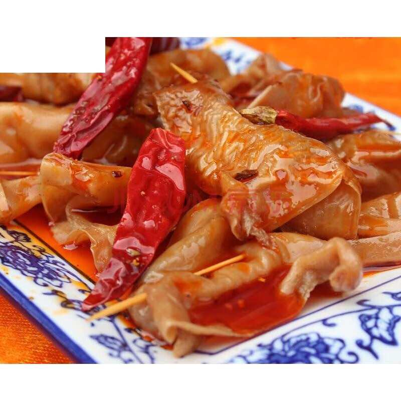 四川特产自贡麻辣兔耳朵办公室休闲小吃香辣零食下酒菜兔子肉160g 微