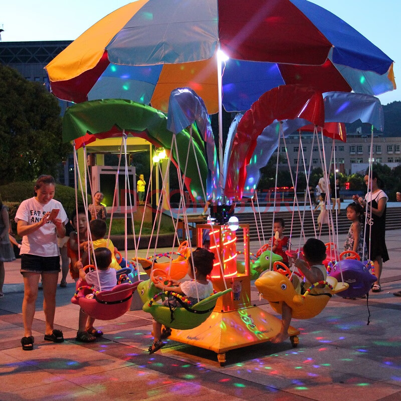 大型新款旋转木马游乐场设备广场夜市摆摊儿童生意项目户外公园秋千