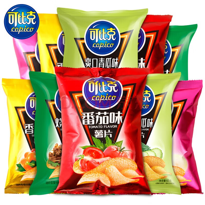 可比克薯片(香辣味)60g