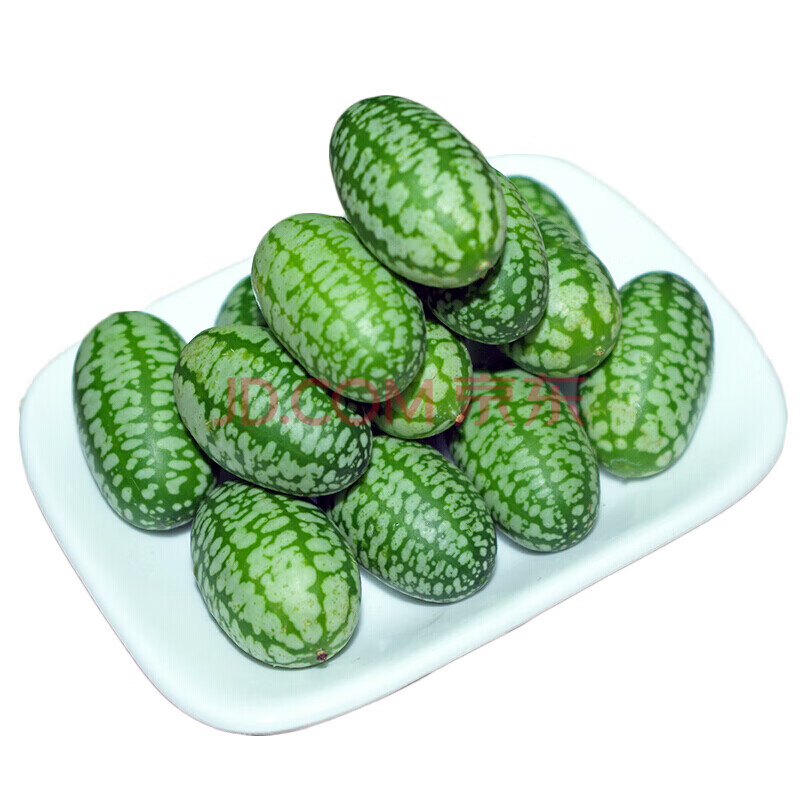 拇指西瓜 佩普基诺绿瓤网红迷你小西瓜低糖新鲜水果 125g*4盒 空运