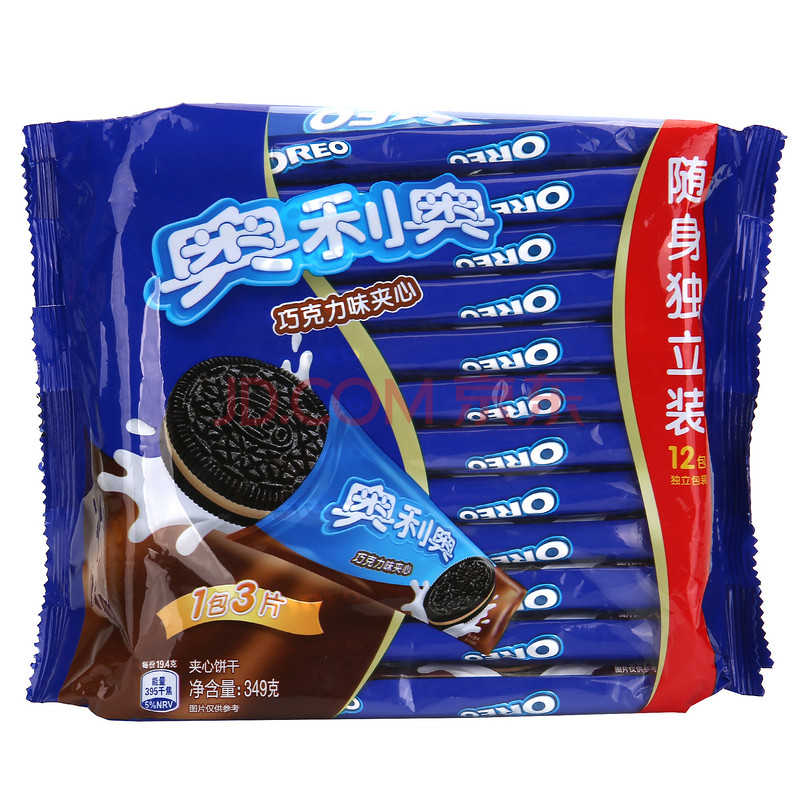 奥利奥巧克力味夹心饼干349g