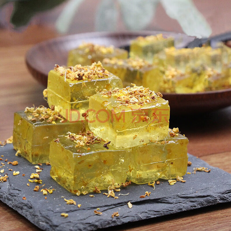 桂花糖软糖桂林特产果糖零食水晶糕桂花糕橡皮糖100g500g糖果 百香果