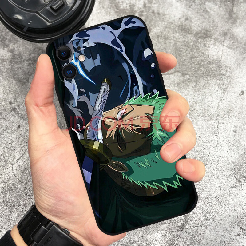 12/min海贼王手机壳iphone12pro max/11动漫i防摔软壳 海贼王索隆