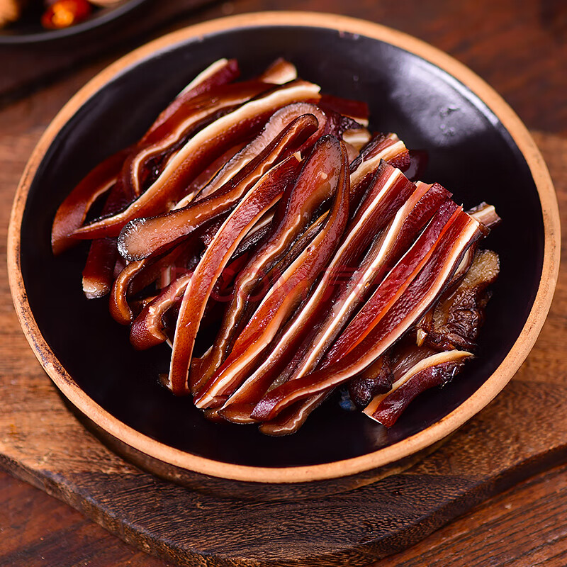 四川特产烟熏腊猪耳朵正宗农家自制腊味香肠腊肉美食 腊猪耳朵250g
