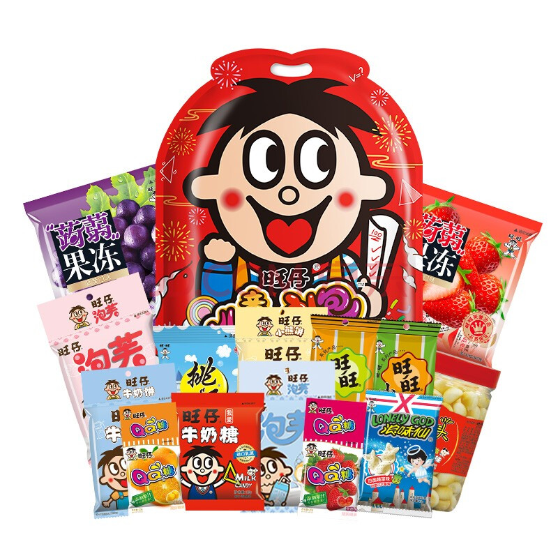 旺旺 旺仔大礼包礼盒组合零食大礼包休闲零食小吃送礼网红旺旺大礼包