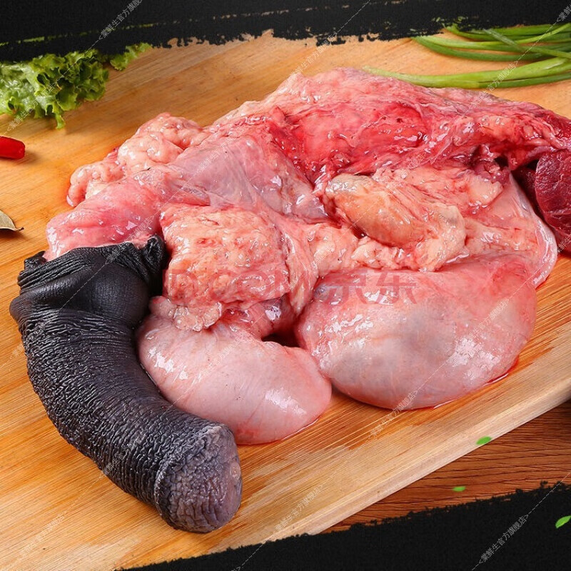 棠鲜生 新鲜驴鞭生纯驴鞭驴带蛋3斤三宝驴宝农家生驴鞭真空河北特产