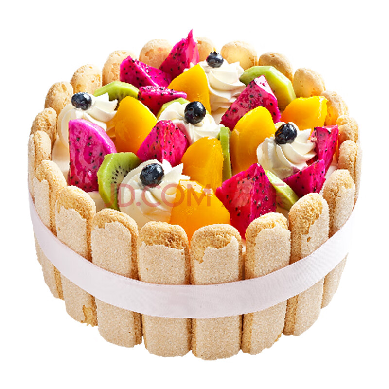 米旗maky 乳脂奶油生日蛋糕预订西安沈阳哈尔滨长春配送同城速递 鲜果