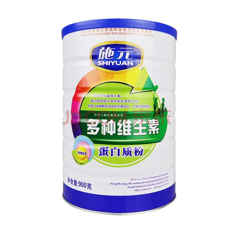 施元多种维生素蛋白质粉900g 营养品蛋白粉 1灌装