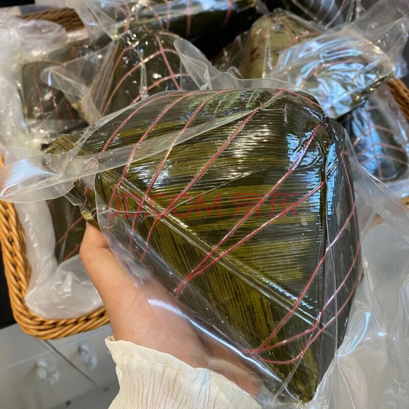 粽绿豆馅猪肉粽子传统手工五花肉糯米年棕真空 绿豆猪肉馅大棕1个3斤