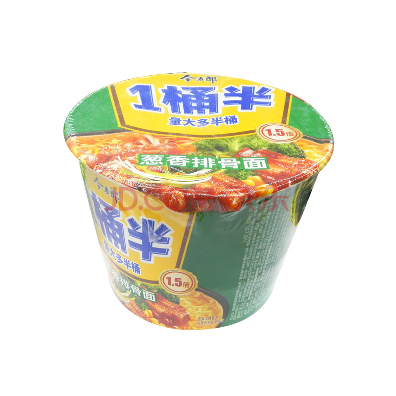 今麦郎1桶半葱香排骨牛肉面158g/桶