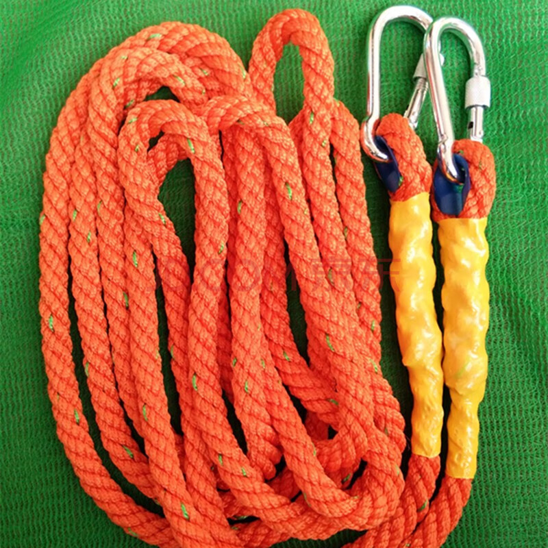 14mm安全带加长绳吊绳安全绳高空作业绳延长线消防逃生救生绳 30米