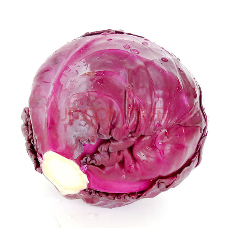 【老一生鲜】 新鲜蔬菜 沙拉菜 紫甘蓝 紫包 球生菜 约1000g左右