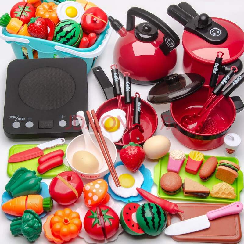 儿童水果蔬菜切切乐大号切切看玩具男孩女孩切水果过家家做饭厨房玩具