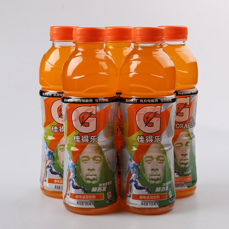 百事佳得乐冰橙味600ml瓶装橙子味百事可乐出品休闲饮品补充水分解渴