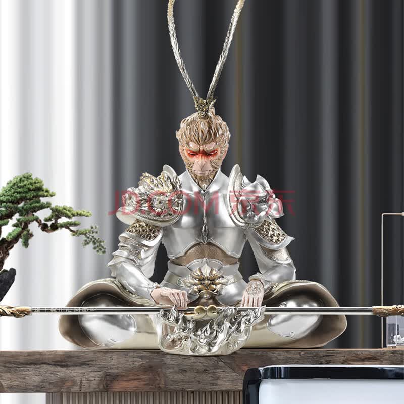 棕榈树(palmtree) 斗战胜佛玄关摆件孙悟空客厅办公室工艺品开业礼物