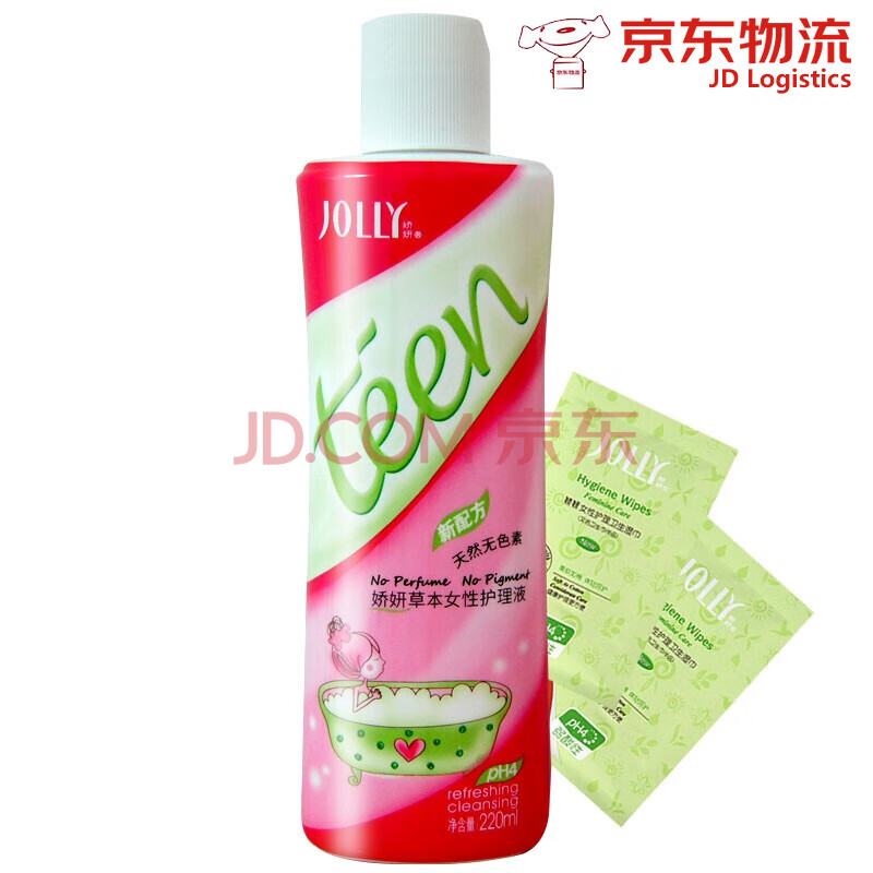 娇妍(jolly)草本女性护理液220ml/瓶 1瓶装