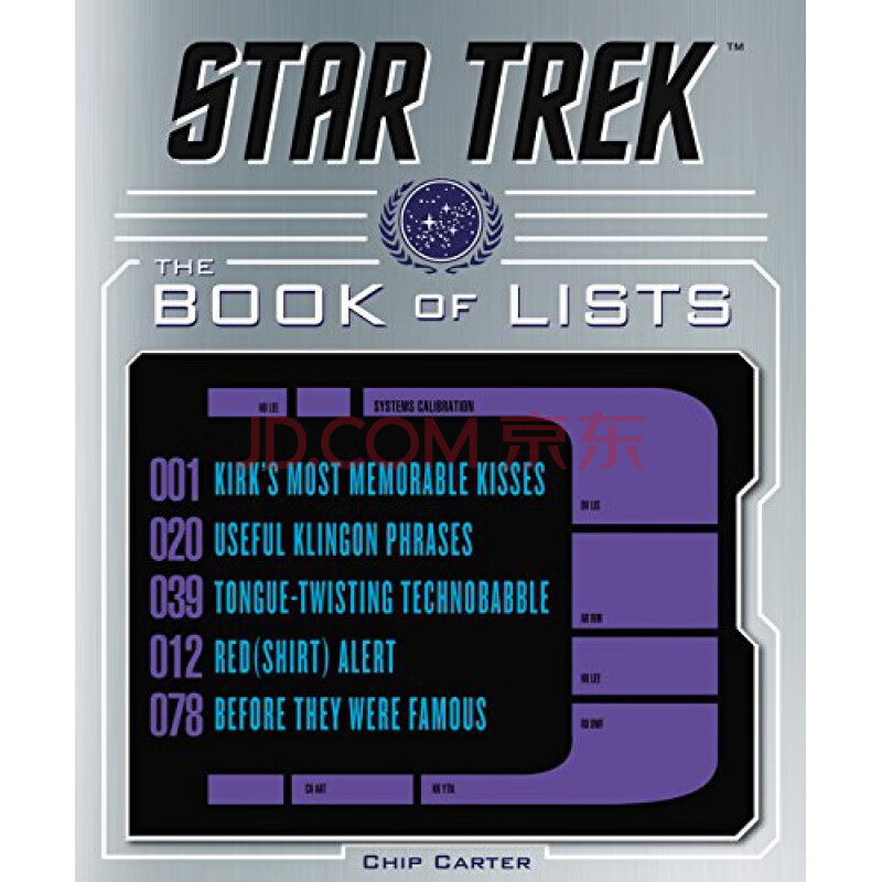 英文原版star trek the book of lists星际迷航列表之书 历史人物