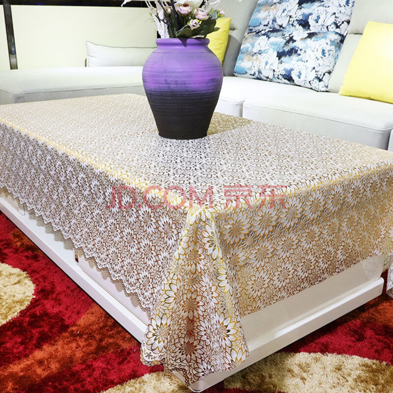 烫金桌布防水防烫防油茶几餐桌布长方形桌布方桌正方形桌布防水