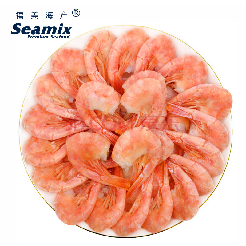 禧美 熟冻加拿大去头北极甜虾 200g/袋 45-55只