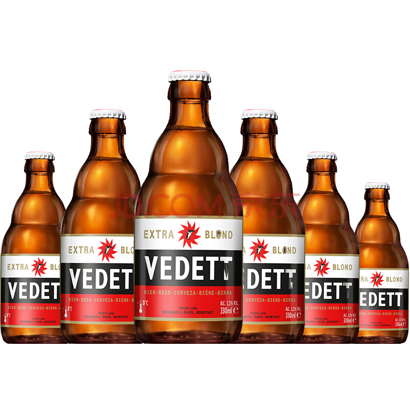 比利时原装进口vedett/企鹅啤酒330ml精酿啤酒 企鹅啤酒330ml*6瓶