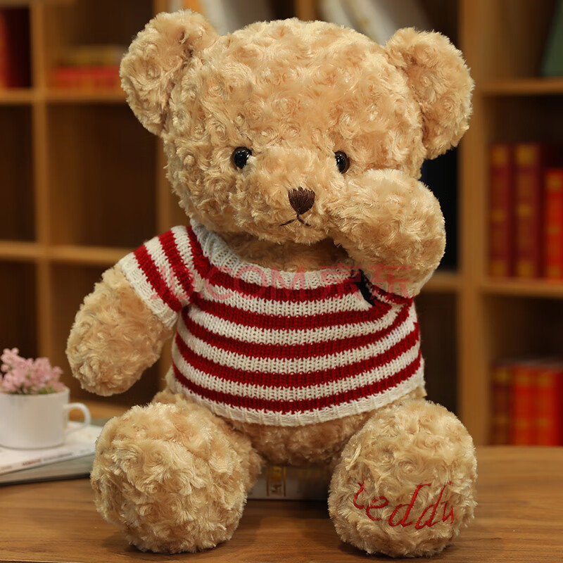 玫瑰泰迪熊可爱毛绒玩具大熊抱抱熊送女友公仔玩偶毛绒玩具公仔布娃娃