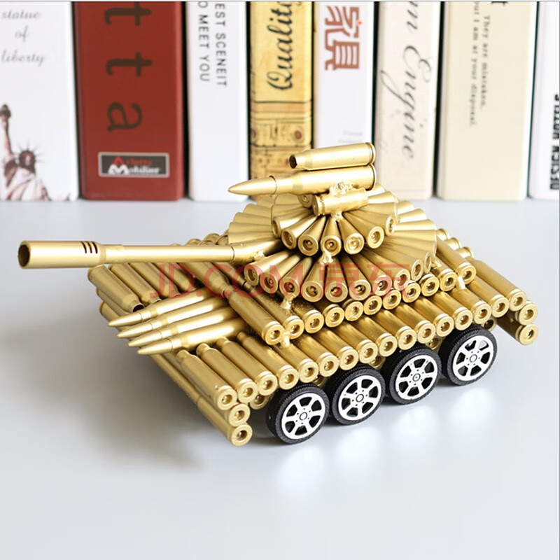 礼赫家饰 子弹壳工艺品坦克飞机大炮模型复古工业风客厅办公摆件退伍