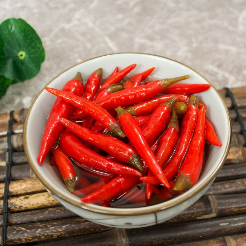 爱蜀味 四川新繁泡菜 泡椒 泡红椒 酸红辣椒泡朝天椒 泡小米椒红米椒