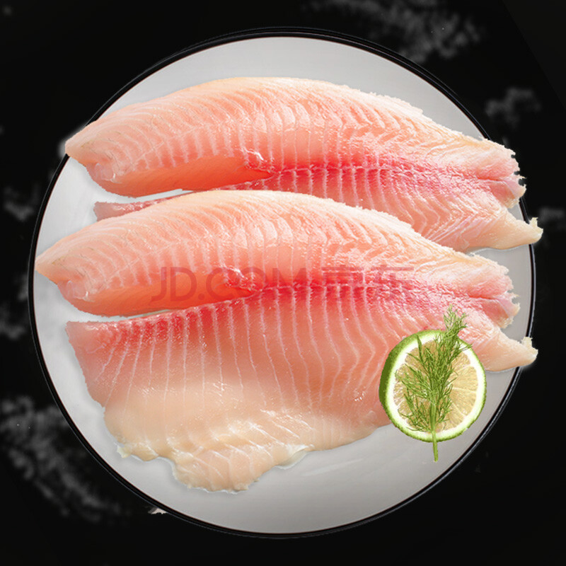 鲷鱼片2斤海鲜罗非鱼片鲜活柳海鱼刺身料理食材冷冻